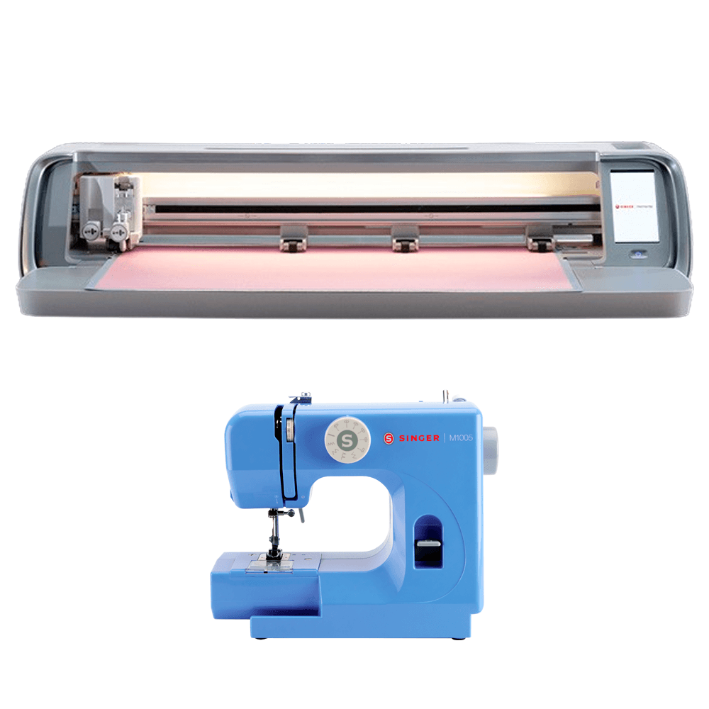 Kit Criativo para Journal – Máquina de Corte MOMENTO + Máquina de Costura Singer M1005